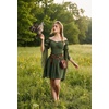 image:imageScarlet Darkness Renaissance Dress Women Off Shoulder Pirate Fairy CostumeGreen