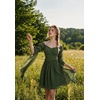 image:imageScarlet Darkness Renaissance Dress Women Off Shoulder Pirate Fairy CostumeGreen