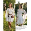 image:imageScarlet Darkness Renaissance Dress Women Off Shoulder Pirate Fairy CostumeWhite