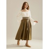 image:imageScarlet Darkness Renaissance Shirt Women Off Shoulder Bell Sleeve Tops Pirate Peasant BlouseBeige