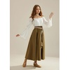 image:imageScarlet Darkness Renaissance Shirt Women Off Shoulder Bell Sleeve Tops Pirate Peasant BlouseWhite