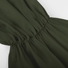 image:imageScarlet Darkness Renaissance Shirt Women Pirate Peasant Off Shoulder TopsDark Olive Green