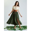 image:imageScarlet Darkness Renaissance Shirt Women Summer Off Shoulder Short Sleeve Peasant TopsBeige