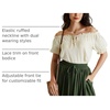 image:imageScarlet Darkness Renaissance Shirt Women Summer Off Shoulder Short Sleeve Peasant TopsBeige