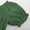 image:imageScarlet Darkness Renaissance Shirt Women Summer Off Shoulder Short Sleeve Peasant TopsEden Green