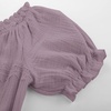 image:imageScarlet Darkness Renaissance Shirt Women Summer Off Shoulder Short Sleeve Peasant TopsGray Purple