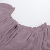 image:imageScarlet Darkness Renaissance Shirt Women Summer Off Shoulder Short Sleeve Peasant TopsGray Purple