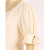 image:imageScarlet Darkness Renaissance Shirts for Women Summer Plus Size Laceup TopsApricot