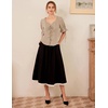 image:imageScarlet Darkness Renaissance Shirts for Women Summer Plus Size Laceup TopsLight Khaki