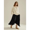 image:imageScarlet Darkness Women Bell Sleeve Tops Ruffle Off Shoulder Peasant BlouseApricot