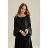 image:imageScarlet Darkness Women Bell Sleeve Tops Ruffle Off Shoulder Peasant BlouseBlack