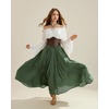 image:imageScarlet Darkness Women Bell Sleeve Tops Ruffle Off Shoulder Peasant BlouseIvory