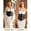image:imageScarlet Darkness Women Corset Belt Renaissance Underbust Mesh Wide CorsetBlack