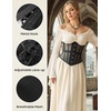 image:imageScarlet Darkness Women Corset Belt Renaissance Underbust Mesh Wide CorsetBlack