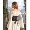 image:imageScarlet Darkness Women Corset Belt Renaissance Underbust Mesh Wide CorsetBlack