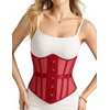 image:imageScarlet Darkness Women Corset Belt Renaissance Underbust Mesh Wide CorsetDark Red