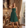 image:imageScarlet Darkness Women Corset Midi Dress Homecoming Cocktail Party SundressArmy Green