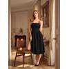 image:imageScarlet Darkness Women Corset Midi Dress Homecoming Cocktail Party SundressBlack