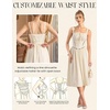 image:imageScarlet Darkness Women Corset Midi Dress Homecoming Cocktail Party SundressCream