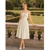 image:imageScarlet Darkness Women Corset Midi Dress Homecoming Cocktail Party SundressCream