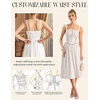 image:imageScarlet Darkness Women Corset Midi Dress Homecoming Cocktail Party SundressIvory White