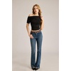 image:imageScarlet Darkness Women Leather Belt with Gold Buckle Vintage Waist BeltsBrown