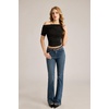 image:imageScarlet Darkness Women Leather Belt with Gold Buckle Vintage Waist BeltsSepia