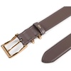 image:imageScarlet Darkness Women Leather Belt with Gold Buckle Vintage Waist BeltsSepia