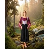 image:imageScarlet Darkness Women Pirate Renaissance Off Shoulder TopBrown Red