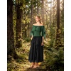 image:imageScarlet Darkness Women Pirate Renaissance Off Shoulder TopEden Green
