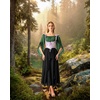 image:imageScarlet Darkness Women Pirate Renaissance Off Shoulder TopEden Green