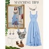 image:imageScarlet Darkness Women Renaissance Corset Dress Flowy Gothic SundressBlue