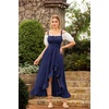 image:imageScarlet Darkness Women Renaissance Corset Dress Flowy Gothic SundressDark Blue
