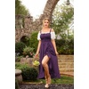 image:imageScarlet Darkness Women Renaissance Corset Dress Flowy Gothic SundressDeep Purple