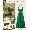 image:imageScarlet Darkness Women Renaissance Corset Dress Flowy Gothic SundressGreen