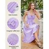 image:imageScarlet Darkness Women Renaissance Corset Dress Flowy Gothic SundressLight Purple