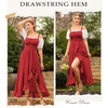 image:imageScarlet Darkness Women Renaissance Corset Dress Flowy Gothic SundressRed