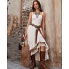 image:imageScarlet Darkness Women Renaissance Corset Dress Flowy Gothic SundressWhite