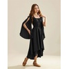 image:imageScarlet Darkness Women Renaissance Costume Split Sleeve Double Layer DressBlack