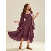 image:imageScarlet Darkness Women Renaissance Costume Split Sleeve Double Layer DressDusty Rose