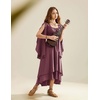 image:imageScarlet Darkness Women Renaissance Costume Split Sleeve Double Layer DressDusty Rose