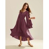 image:imageScarlet Darkness Women Renaissance Costume Split Sleeve Double Layer DressDusty Rose