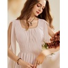 image:imageScarlet Darkness Women Renaissance Costume Split Sleeve Double Layer DressNude Pink