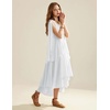 image:imageScarlet Darkness Women Renaissance Costume Split Sleeve Double Layer DressWhite