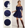 image:imageScarlet Darkness Women Renaissance Dress Mini Short Sleeve Fairy CostumeNavy