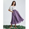 image:imageScarlet Darkness Women Renaissance Long Skirt A Line Layered Maxi SkirtsPurple