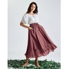 image:imageScarlet Darkness Women Renaissance Long Skirt A Line Layered Maxi SkirtsWithered Rose