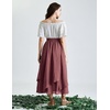 image:imageScarlet Darkness Women Renaissance Long Skirt A Line Layered Maxi SkirtsWithered Rose