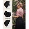 image:imageScarlet Darkness Women Renaissance Maxi Skirt Victorian Flowy Long SkirtsBlack