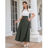 image:imageScarlet Darkness Women Renaissance Maxi Skirt Victorian Flowy Long SkirtsDeep Green